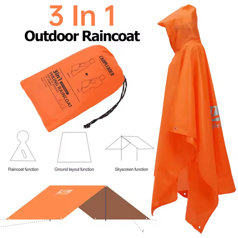 RainMaster 3-en-1 – Poncho Tout Usage